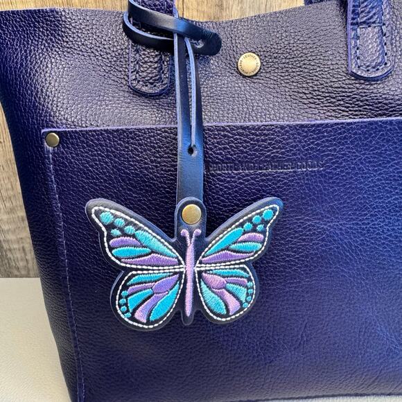Portland Leather Goods Accessories - Portland Leather COWBOY BLUE Butterfly Charm FAST SHIP Monarca Charm NEW